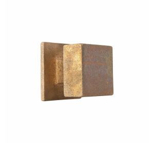 PU deurtop PQ65 met rozas RB ruw brons (14506)