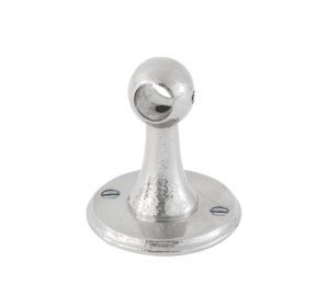 PU middensteun PRst rond kort WB wit brons (7240)