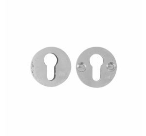 PU veiligheidscilinderplaatje ROND WB wit brons (9395)