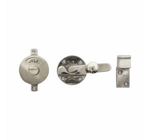 PU toiletgarnituur RETRO+hook WB wit brons (10421)