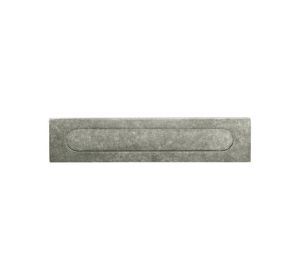 Q brievenplaat 695 - 320x80mm - TIN vertind (96)