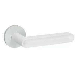 Q deurkruk 194 COMO (ronde rozas 167) wit textuur (65)