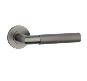 STERK deurkruk OVAL 1742 PRO ronde rozas 8mm basalt PVD KL4