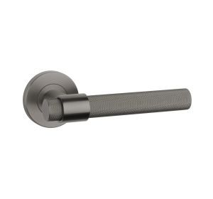 STERK deurkruk OVAL 1743 PRO ronde rozas 8mm basalt PVD KL4