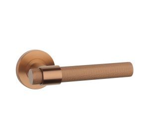 STERK deurkruk OVAL 1743 PRO ronde rozas 8mm koper PVD KL4