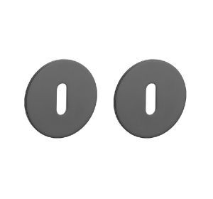 STERK sleutelplaatjes OVAL rond 3mm OB zwart
