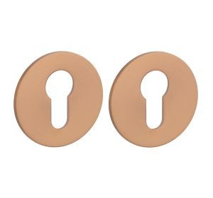 STERK cilinderplaatjes OVAL rond 3mm PZ koper PVD