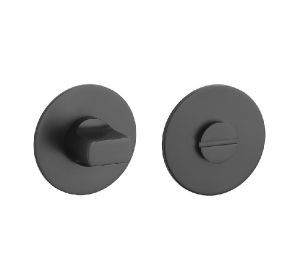 STERK toiletgarnituur OVAL rond 3mm WC zwart