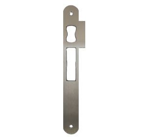 Vlakke sluitplaat voor haakslot H-WOOD/H-METAL inox