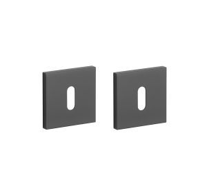 STILE sleutelplaatjes Q vierkant OB BLACK zwart