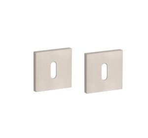 STILE sleutelplaatjes Q vierkant OB MSN nikkel gesatineerd