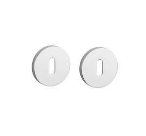 STILE sleutelplaatjes Q rond OB CP chroom gepolijst