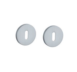 STILE sleutelplaatjes Q rond OB PSC chroom gesatineerd