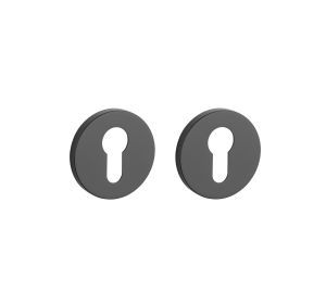 STILE cilinderplaatjes rond PZ BLACK zwart