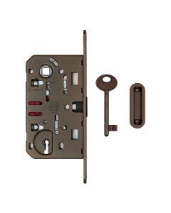 Magneetslot AGB binnendeurslot mat brons sleutel (BB) VP18