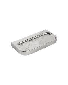 PU kastgreep PLAT 64mm WB wit brons (28823)