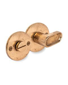 PU toiletgarnituur CAST/50F rond RBP ruw brons poli (28854)