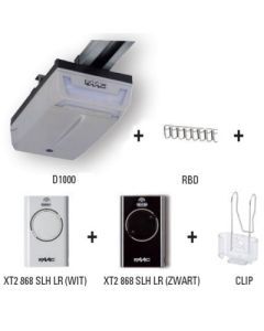 Kit FAAC D1000 RBD360 FDS 24V sectio/buitendr. H max 2,85m