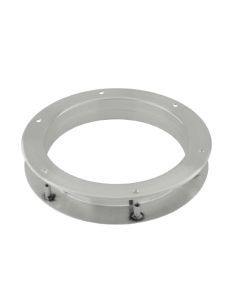 HD patrijspoort 190mm met patentvijzen inox - 2.201.000