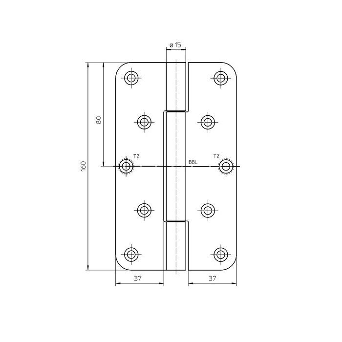Zwaard scharnier, Robuuste scharnieren zwart 350mm | Smeedijzeren Scharnieren, Smeedijzer Meubelbeslag | Porseleinen Knoppen