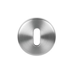 EA sleutelplaatje BB rond chroom mat