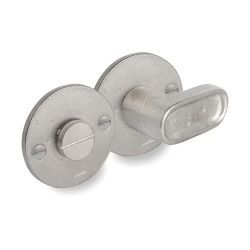 PU toiletgarnituur CAST/50F rond WBS mat wit brons (28852)