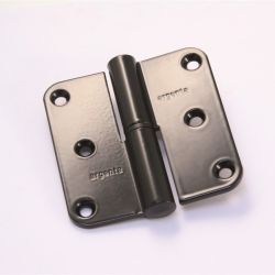 Paumel Argenta 80x80A gesloten - aluminium - zwart (RAL9005)