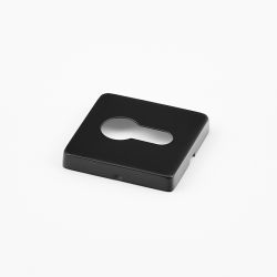CR cilinderplaatje PZ 8mm vierkant - zwart