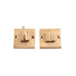 JOL toiletgarnituur VIERKANT 42x42mm aged gold - J-7013-GA