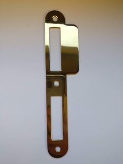 Sluitplaat KFV nr. 5 messing gepolijst