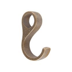 PU haak PRh gesloten RB ruw brons (13828)