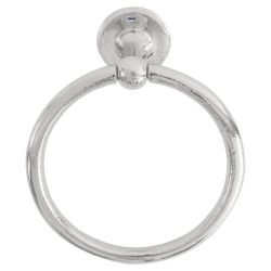 PU handdoekring WB wit brons (10700)