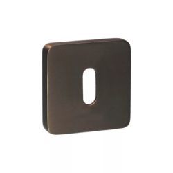 Q sleutelplaatje vierkant 192 BR/MT BB verbronsd mat (41)