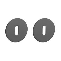 STERK sleutelplaatjes OVAL rond 3mm OB zwart