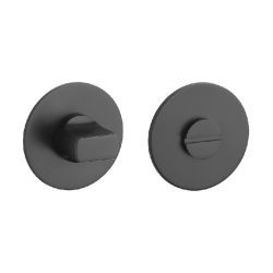 STERK toiletgarnituur OVAL rond 3mm WC zwart