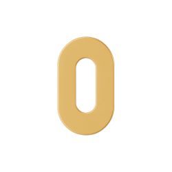 NUDA paar sleutelplaatjes 26mm - ZSG Sahara Gold (2 stuks)