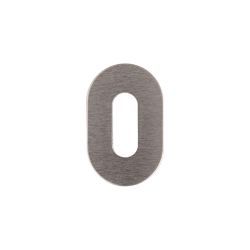 NUDA paar sleutelplaatjes 26mm - ZMC mat chroom (2 stuks)